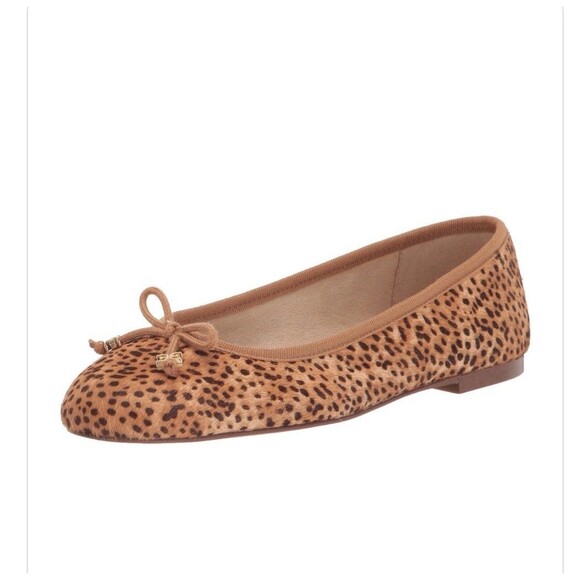 Sam Edelman Women's Felicia Classic Ballet Flat 8 Tan Multi Luxe Without Box - Picture 1 of 2